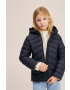 Mango Kids geaca copii culoarea albastru marin - Pled.ro