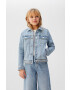 Mango Kids Geaca jeans Allegra - Pled.ro