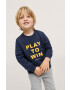 Mango Kids Hanorac de bumbac pentru copii Play - Pled.ro