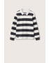 Mango Kids longsleeve copii culoarea alb neted - Pled.ro