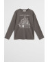 Mango Kids Longsleeve copii Cities - Pled.ro