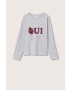 Mango Kids Longsleeve copii Oui - Pled.ro