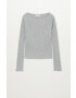 Mango Kids Longsleeve copii SKY - Pled.ro