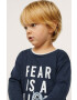 Mango Kids Longsleeve din bumbac pentru copii Fear - Pled.ro