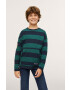 Mango Kids Longsleeve din bumbac pentru copii - Pled.ro