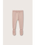 Mango Kids pantaloni bebe culoarea gri - Pled.ro