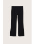 Mango Kids pantaloni copii culoarea negru neted - Pled.ro