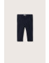 Mango Kids pantaloni copii culoarea gri neted - Pled.ro