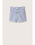 Mango Kids pantaloni scurți din bumbac pentru copii Sailors culoarea alb modelator - Pled.ro