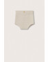 Mango Kids pantaloni scurti bebe culoarea bej - Pled.ro