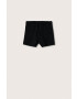 Mango Kids pantaloni scurti copii Lea2 culoarea negru neted - Pled.ro