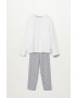 Mango Kids Pijama copii Nina - Pled.ro