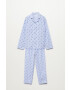 Mango Kids Pijama copii Olivia - Pled.ro