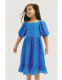 Mango Kids rochie fete Castellb mini drept - Pled.ro