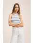 Mango Kids top copii Stripes - Pled.ro