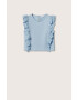 Mango Kids top din bumbac pentru copii Preppy - Pled.ro