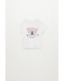 Mango Kids Tricou copii BIGOTE - Pled.ro