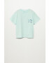 Mango Kids Tricou copii POCKET - Pled.ro