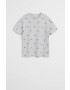 Mango Kids Tricou copii Stamp 110-164 cm - Pled.ro