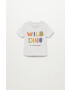 Mango Kids tricou de bumbac pentru copii - Pled.ro