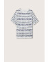 Mango Kids tricou de bumbac pentru copii Aqua - Pled.ro