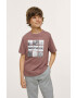 Mango Kids Tricou de bumbac pentru copii Empire - Pled.ro