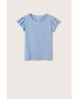 Mango Kids tricou de bumbac pentru copii Soft - Pled.ro