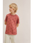 Mango Kids tricou de bumbac pentru copii Stamp2 - Pled.ro