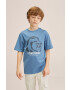 Mango Kids tricou de bumbac pentru copii Wild cu imprimeu - Pled.ro