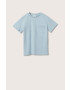 Mango Kids tricou din bumbac Basic2 neted - Pled.ro