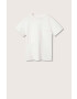 Mango Kids tricou din bumbac Basic2 culoarea alb neted - Pled.ro