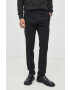 Manuel Ritz pantaloni barbati culoarea negru cu fason chinos - Pled.ro