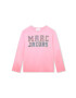 Marc Jacobs longsleeve din bumbac pentru copii culoarea roz - Pled.ro