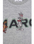 Marc Jacobs longsleeve din bumbac pentru copii x Looney Tunes culoarea gri cu imprimeu - Pled.ro