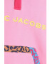 Marc Jacobs rochie din bumbac pentru copii culoarea roz mini drept - Pled.ro