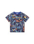 Marc Jacobs tricou de bumbac pentru copii culoarea albastru marin modelator - Pled.ro