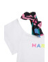 Marc Jacobs tricou de bumbac pentru copii culoarea alb - Pled.ro