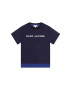 Marc Jacobs tricou de bumbac pentru copii culoarea albastru marin modelator - Pled.ro