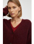 Marc O'Polo cardigan din lana femei culoarea bordo light - Pled.ro