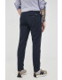 Marc O'Polo pantaloni barbati culoarea albastru marin cu fason chinos - Pled.ro