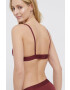 Marc O'Polo Sutien culoarea bordo material neted - Pled.ro