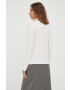 Marc O'Polo longsleeve femei culoarea bej cu guler - Pled.ro