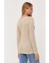 Marc O'Polo longsleeve din bumbac culoarea bej - Pled.ro