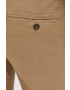 Marc O'Polo pantaloni femei culoarea bej drept high waist - Pled.ro