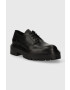 Marc O'Polo pantofi de piele femei culoarea negru cu platforma 30817213401134 MM2M3041 - Pled.ro