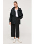 Marc O'Polo parka din bumbac culoarea negru de tranzitie oversize - Pled.ro