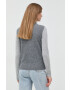 Marella pulover de lana femei culoarea gri light cu turtleneck - Pled.ro