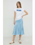 Marella tricou din bumbac culoarea alb - Pled.ro