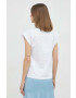 Marella tricou din bumbac culoarea alb - Pled.ro