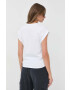 Marella tricou din bumbac culoarea alb - Pled.ro